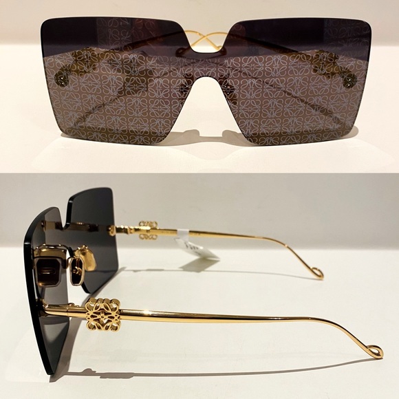 Brand new LOEWE Oversized Monogram Oblique Square Rimless Sunglasses - Picture 1 of 6